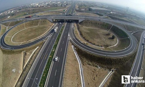 Ankara-Kırıkkale yolunda yol çalışması yapılıyor