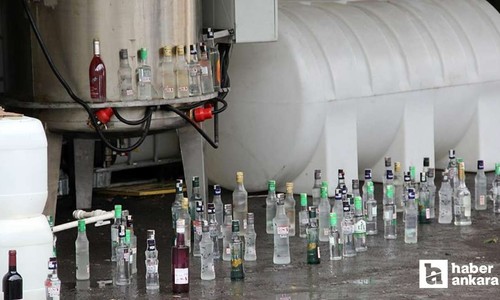Son 3 ayda Ankara merkezli sahte alkol operasyonlarında 155 şüpheli gözaltına alındı