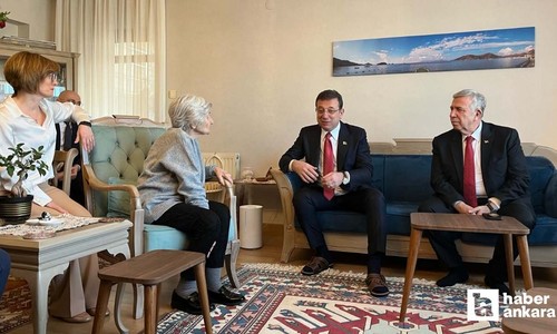 Mansur Yavaş ve Ekrem İmamoğlu Ankara'da Ümit Özdağ'ın annesini ziyaret ettiler