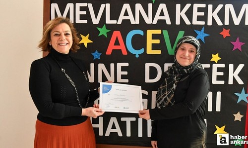 Altındağ Belediyesi Anne Destek Eğitimi Programı mezunlarını verdi