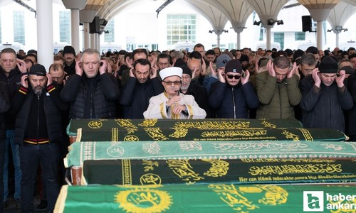 Başkentte dün doğalgaza zehirlenmesinden ölmüşlerdi, bugün 3 kişi toprağa verildi