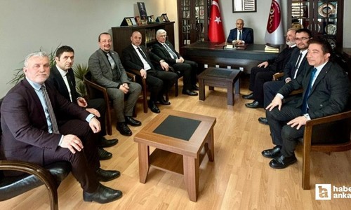 Eski Tarım ve Orman Bakanı Kirişçi, TVHB'yi ziyaret etti