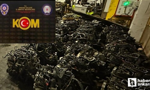 Ankara'da operasyon:  80 milyon değerinde kaçak oto yedek parçası ele geçirildi