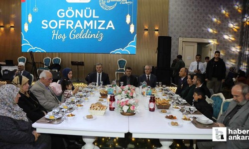 Vali Vasip Şahin Çubuk'ta iftarda şehit aileleri ve gazilerle buluştu