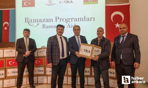TİKA'dan Nahçıvan'a gıda paketi yardımı! 400 aileye ulaştı