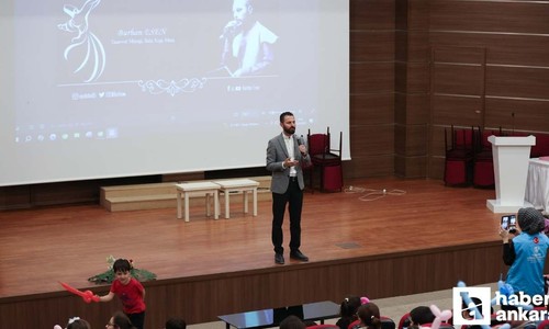 Etimesgut'ta düzenlenen Yetim Şenliği'nde çocukların ve ailelerinin yüzü güldürüldü
