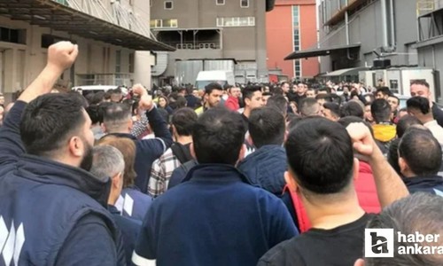 En düşük işçi maaşı 102 bin TL olması sonrası, işçiler halay çekti