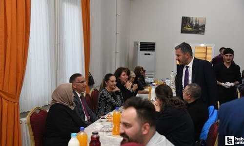 Pursaklar Belediye Başkanı Çetin, şehit aileleri ve gazilerle iftar yaptı