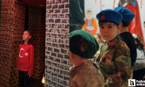 Sincan Belediyesi Anne Çocuk Oyun Evinde 18 Mart programı düzenlendi