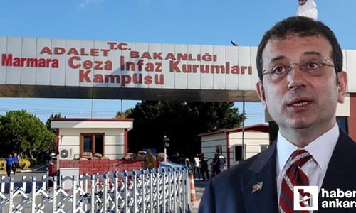 İmamoğlu, Silivri bulunan Marmara Cezaevi'ne getirildi