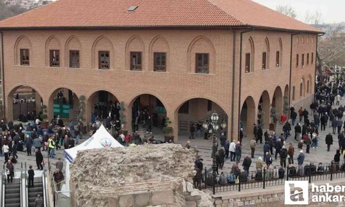 Hacı Bayram Camii'nde Kadir Gecesi yoğunluğu başladı
