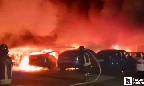 İtalya'da Tesla bayisinde 17 otomobil kül oldu