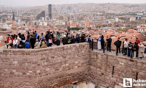 Ankara Kalesi Ramazan Bayramı tatili yoğunluğu yaşadı