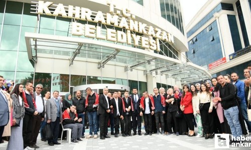 Kahramankazan Belediyesi engelli bireylerin askerlik sevincine ortak olacak