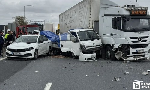 Ankara-İstanbul otoyolunda kaza: Tıra arkadan çarpan aracın şoförü hayatının kaybetti