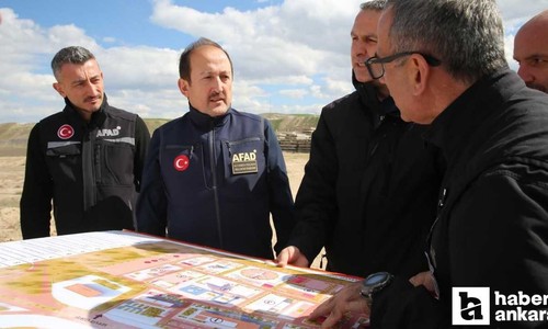 Etimesgut'ta AFAD Uygulamalı Eğitim Merkezi'nin yapımı sürüyor