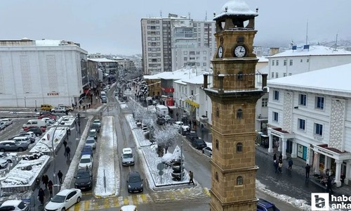 Yozgat'ta kar yağışı etkili oldu