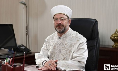 Diyanet İşleri Başkanı Erbaş, Ankara Kocatepe Camii’nde hutbe verdi