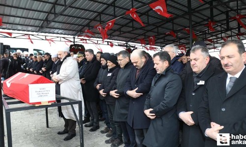 Şehit polis İbrahim Güney Çubuk'ta son yolculuğuna uğurlandı