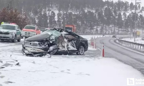 Trafik kazasında şehit olan polis memuru İbrahim Güney için Ankara'da tören düzenlendi