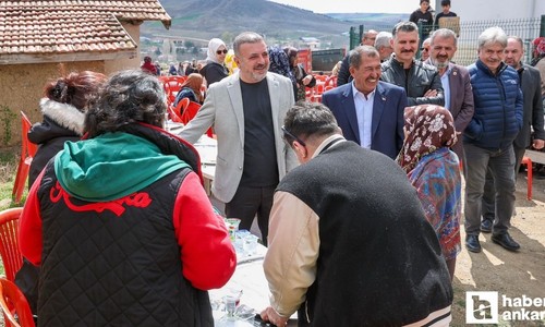 Sincan Belediye Başkanı Ercan Beyobası'nda yağmur duasına katıldı