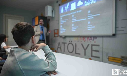 Ankara'da Millet Kütüphanesi'nde "Uzaya Nasıl Çıktık?" etkinliği düzenlendi