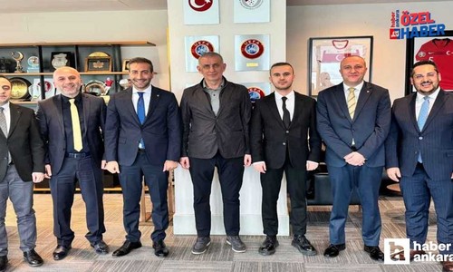 Bağımsız Ankaragücü Delegeleri Platformu'ndan, TFF Başkanı İbrahim Hacıosmanoğlu'nu ziyaret