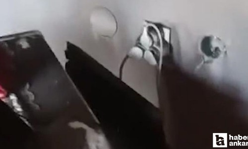 Kırıkkale'deki bir ilkokulda üçlü priz yangın çıkardı: Kısa sürede söndürüldü