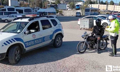 Beypazarı'nda emniyet denetimleri sürüyor