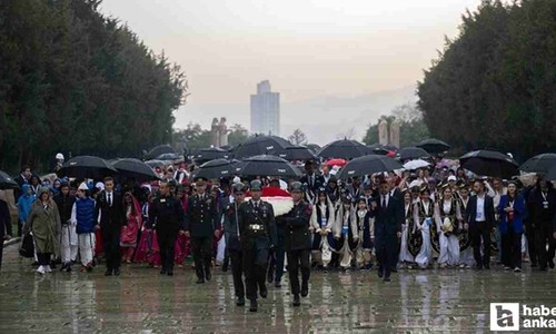 Dünya çocukları Anıtkabir'i ziyaret etti