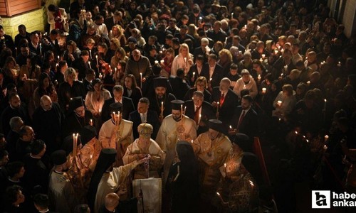 Fener Rum Patrikhanesi'nde Paskalya ayini düzenlendi