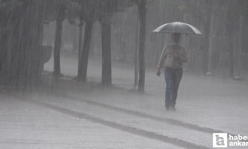 Kırıkkale'de son 24 saate en fazla yağış Kılıçlar Köyü'nde kaydedildi
