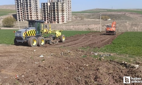 Pursaklar Belediyesi ilçeye yeni yollar kazandırmaya devam ediyor