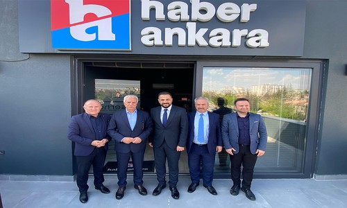 Eski Bakan ve Ankara Milletvekili Koray Aydın Haber Ankara ofisini ziyaret etti