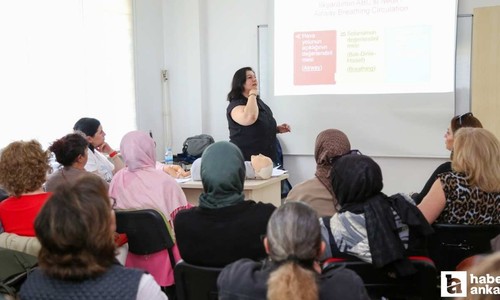 Etimesgut Belediyesi'nin ücretsiz ilk yardım eğitimine büyük ilgi