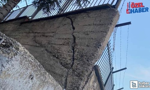 Haber Ankara'nın gündeme taşıdığı Keçiören'deki çatlak duvara ABB müdahalesi