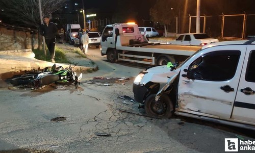 Kırıkkale'de kazada yola savrulan motosiklet sürücüsü hastanede hayatını kaybetti