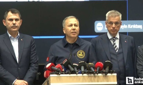 3 Bakan İstanbul depremi hakkında bilgilendirme yaptı