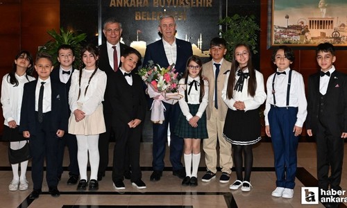 Mansur Yavaş 23 Nisan'da koltuğunu çocuklara bıraktı