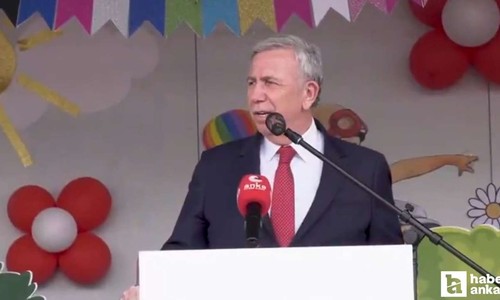 Mansur Yavaş Ata Çiftliği'nde çocukların 23 Nisan coşkusuna ortak oldu