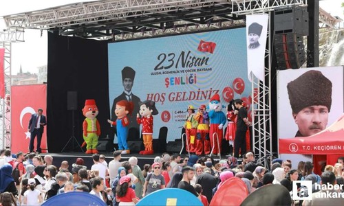 Keçiören Belediyesi'nin 23 Nisan kutlamaları şenliğe dönüştü