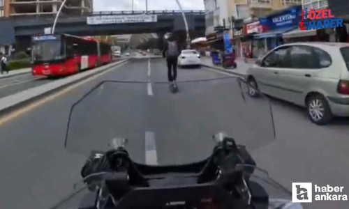 Maltepe'de örnek scooter sürücüsü ile polis arasındaki diyalog gündem oldu