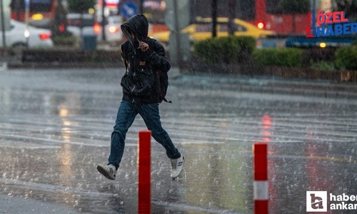 Başkentte bugün 12.00 - 18.00 arasında sağanak yağışın etkili olması bekleniyor