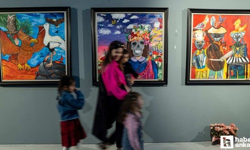 BİLSEM öğrencilerinin eserleri CerModern'de sergilenmeye başlandı