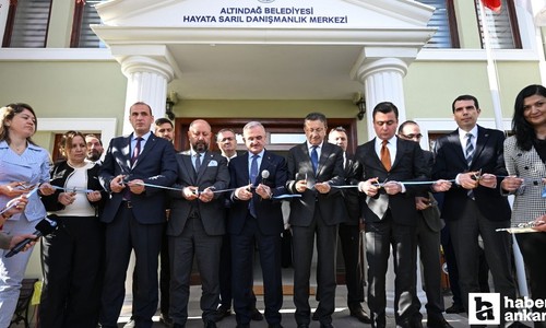 Altındağ Belediyesi'nin restore ettiği Hayata Sarıl Danışmanlık Merkezi açıldı