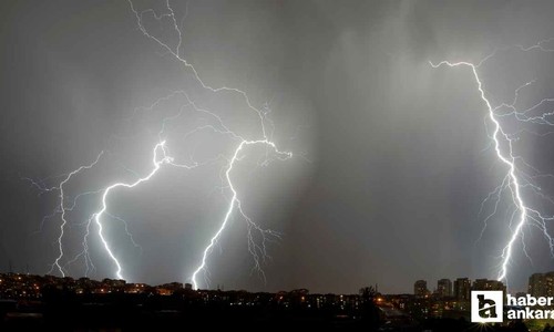 Meteoroloji Ankara'da beklenen yağmur için saat verdi!