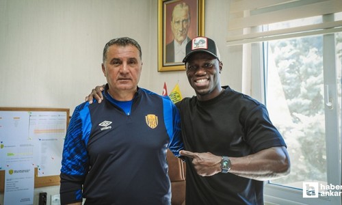 Ankaragücü'nün eski futbolcusu Orgill, Beştepe tesislerini ziyaret etti