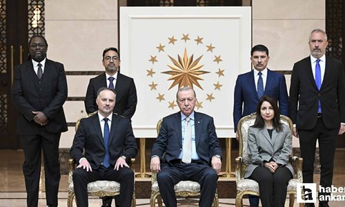 Cumhurbaşkanı Erdoğan, Ankara'da 5 ülkenin büyükelçisini kabul etti