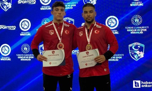 ASKİ Spor'un genç güreşçisi uluslararası turnuvada madalya kazandı
