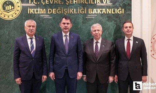 ABB Başkanı Mansur Yavaş, Bakan Murat Kurum'u ziyaret etti